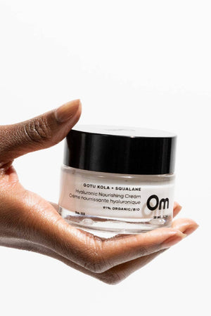 Om Organics Gotu Kola + Squalane Hyaluronic Nourishing Cream - Full Size 50ml
