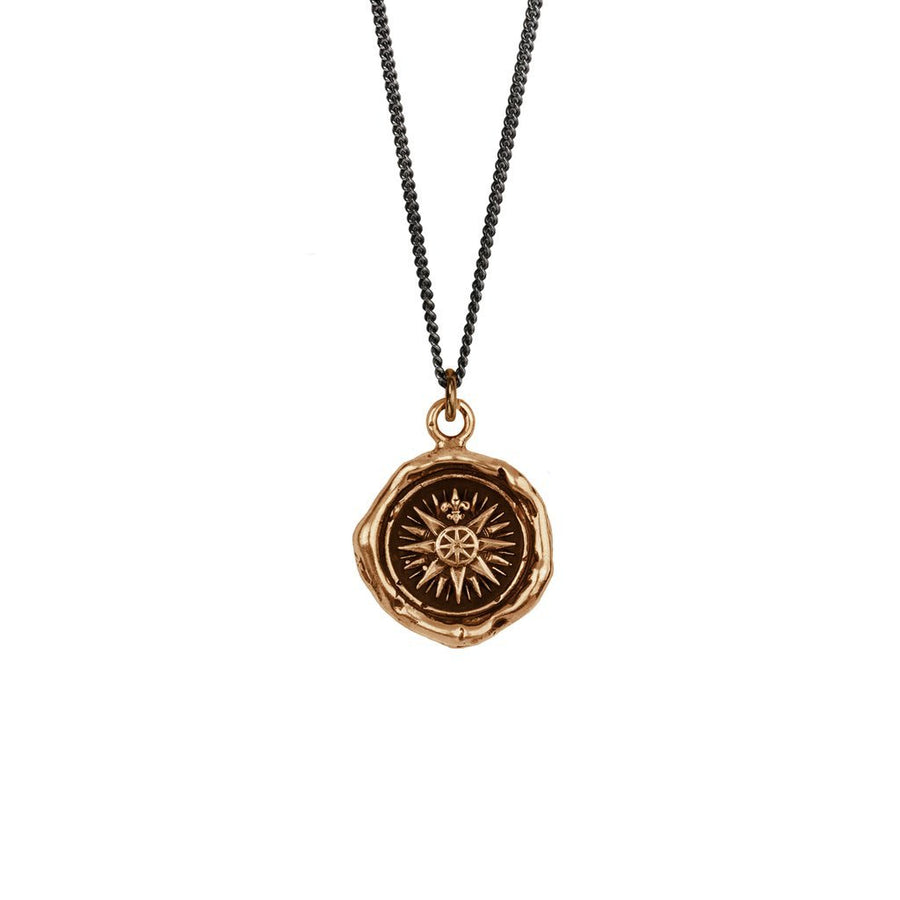 Pyrrha Talisman Direction Bronze 16" chain