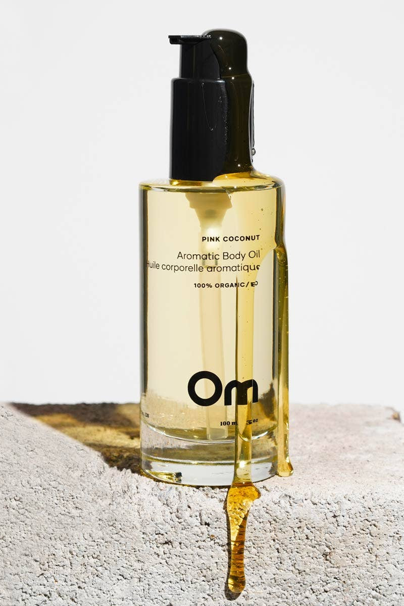 Om Organics Pink Coconut Aromatic Body Oil