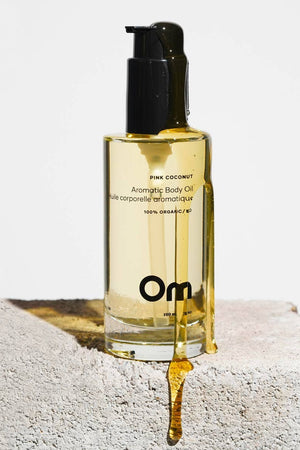 Om Organics Pink Coconut Aromatic Body Oil