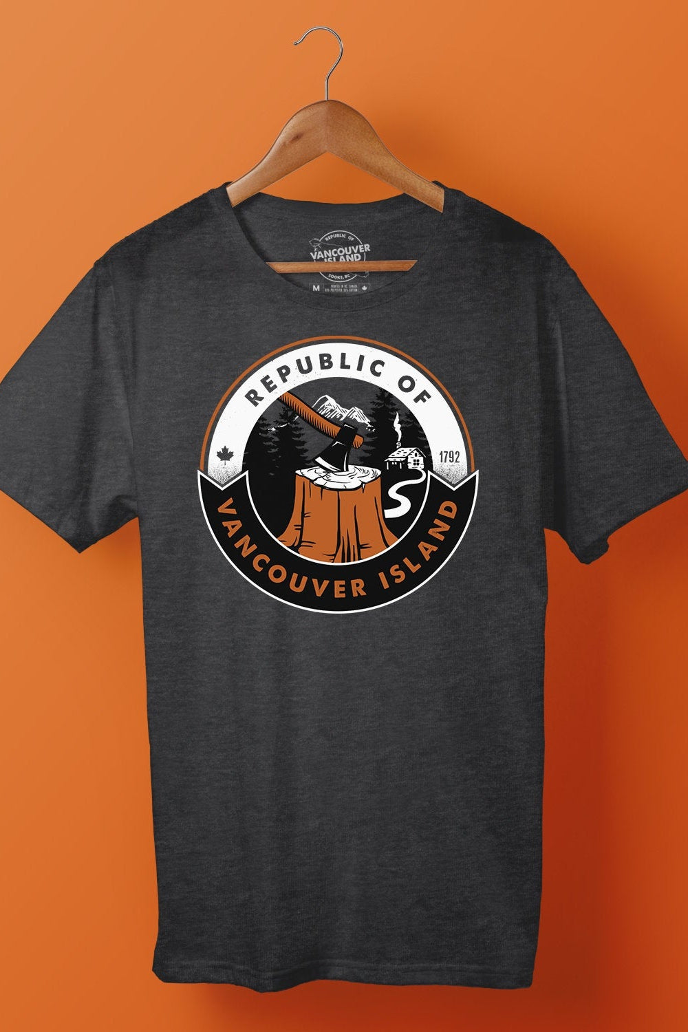 Republic of Vancouver Island Axe Tshirt