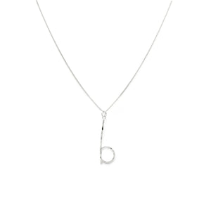 Laughing Sparrow B letter necklace