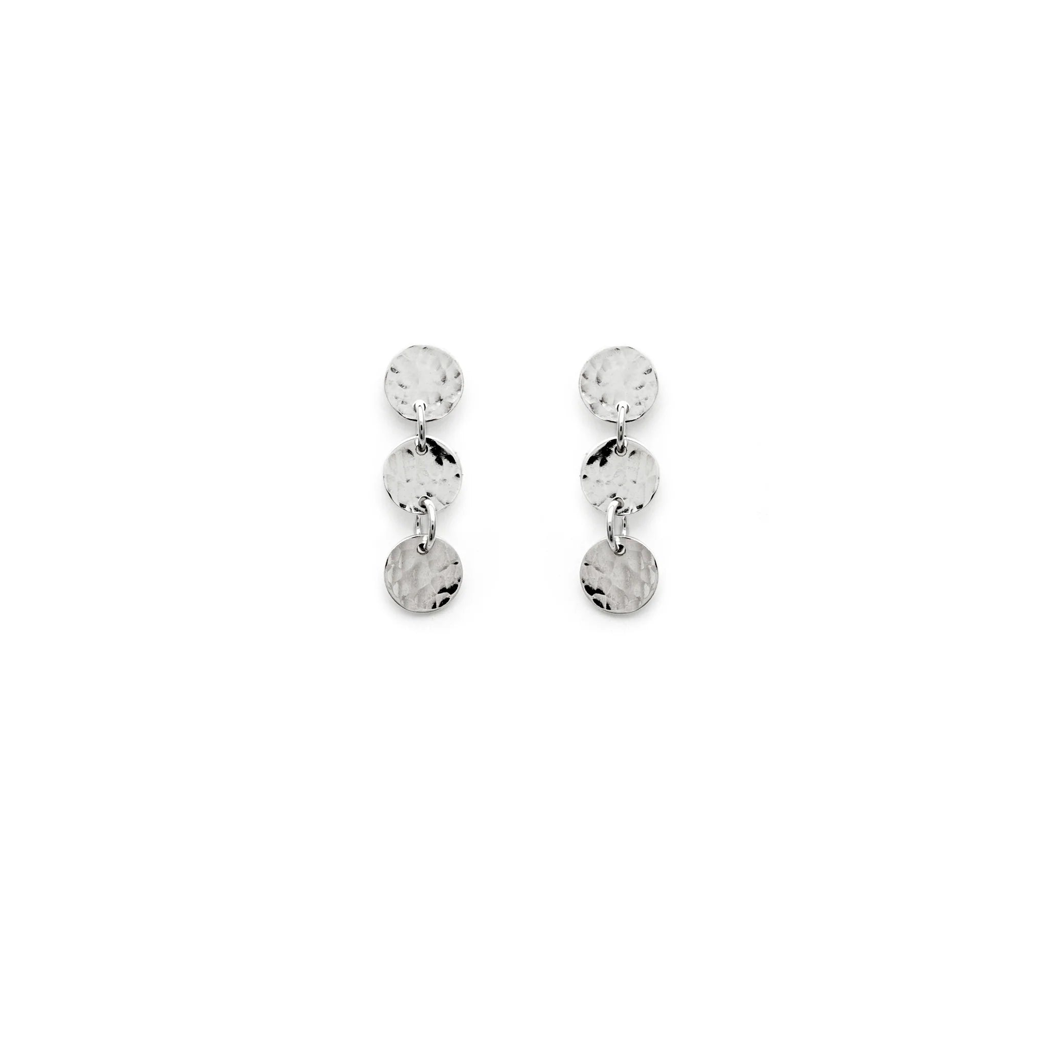 Laughing Sparrow 3 Dot Earrings Mini Stud