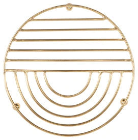 Danica Heirloom Trivet Sunup Brushed Gold 6inch