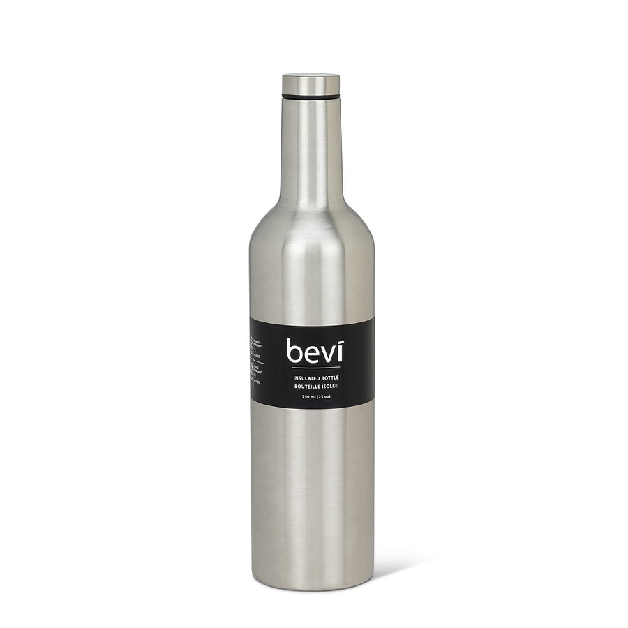 Bevi Insulated Bottle Silver