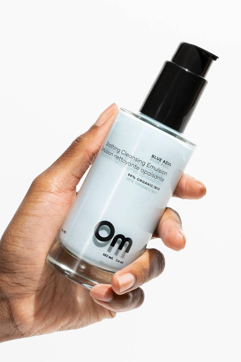 Om Organics Blue Azul Soothing Cleansing Emulsion - Full Size 102ml