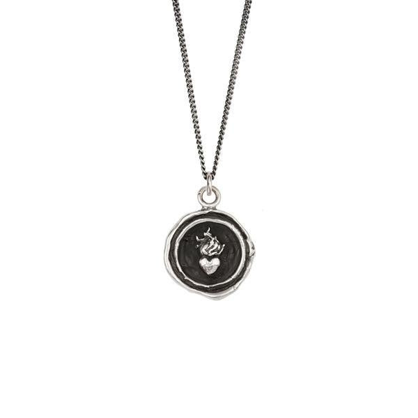 Pyrrha Talisman Flaming Heart 16" Chain