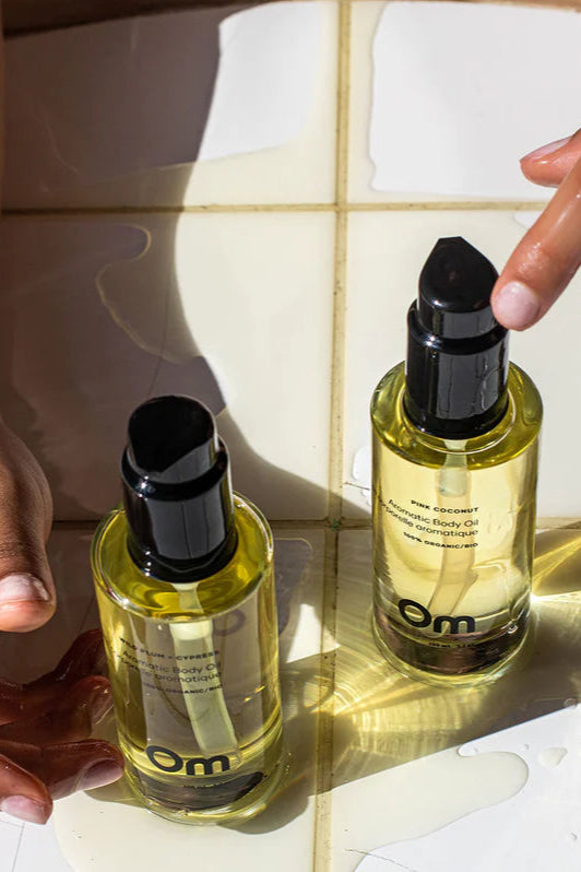 Om Organics Pink Coconut Aromatic Body Oil