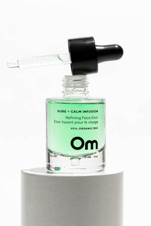 Om Organics Pure + Calm Infusion Refining Face Elixir