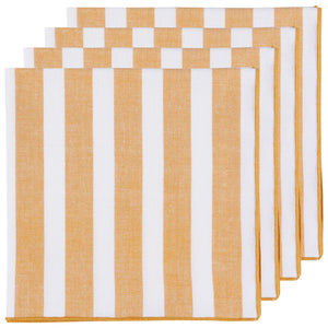 Danica Set/4 Napkin Caban Stripe Ochre