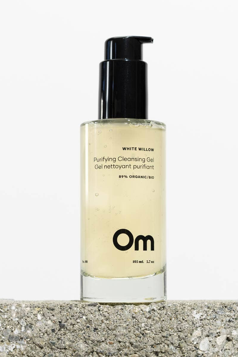 Om Organics White Willow Purifying Cleansing Gel - Full Size 105ml