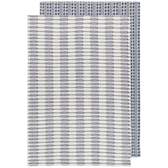 Danica Heirloom set of 2 Tea Towels Abode Midnight