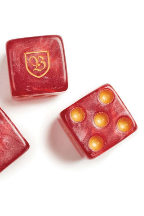 Brixton High Roller Dice Set Red