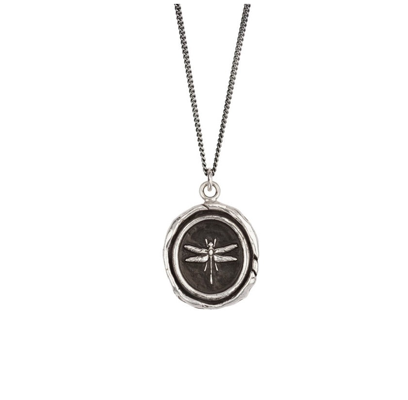 Pyrrha Talisman Dragonfly Silver