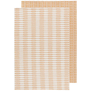 Danica Heirloom Set of 2 Tea Towels Abode Ochre