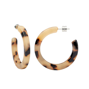 Machete Midi Hoops Blonde Tortoise