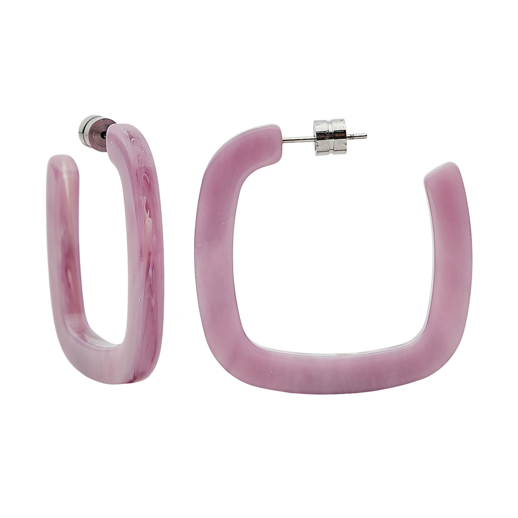Machete Midi Square Hoops Orchid