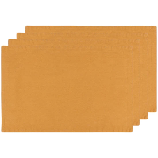 Danica Heirloom Placemats Stonewash Ochre