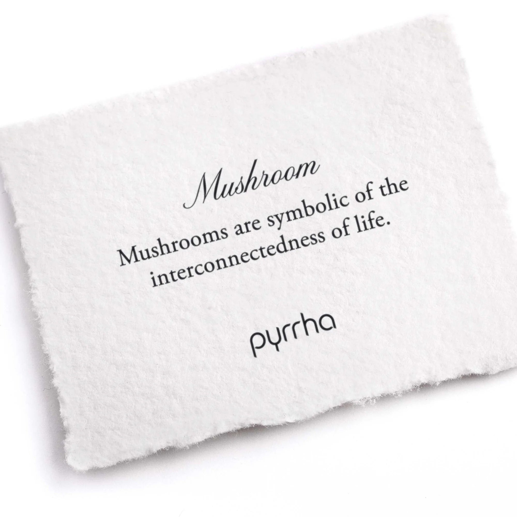 Pyrrha Mushroom Symbol Stud