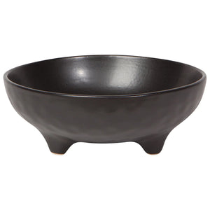 Danica Footed Bowl 6 Inch Black