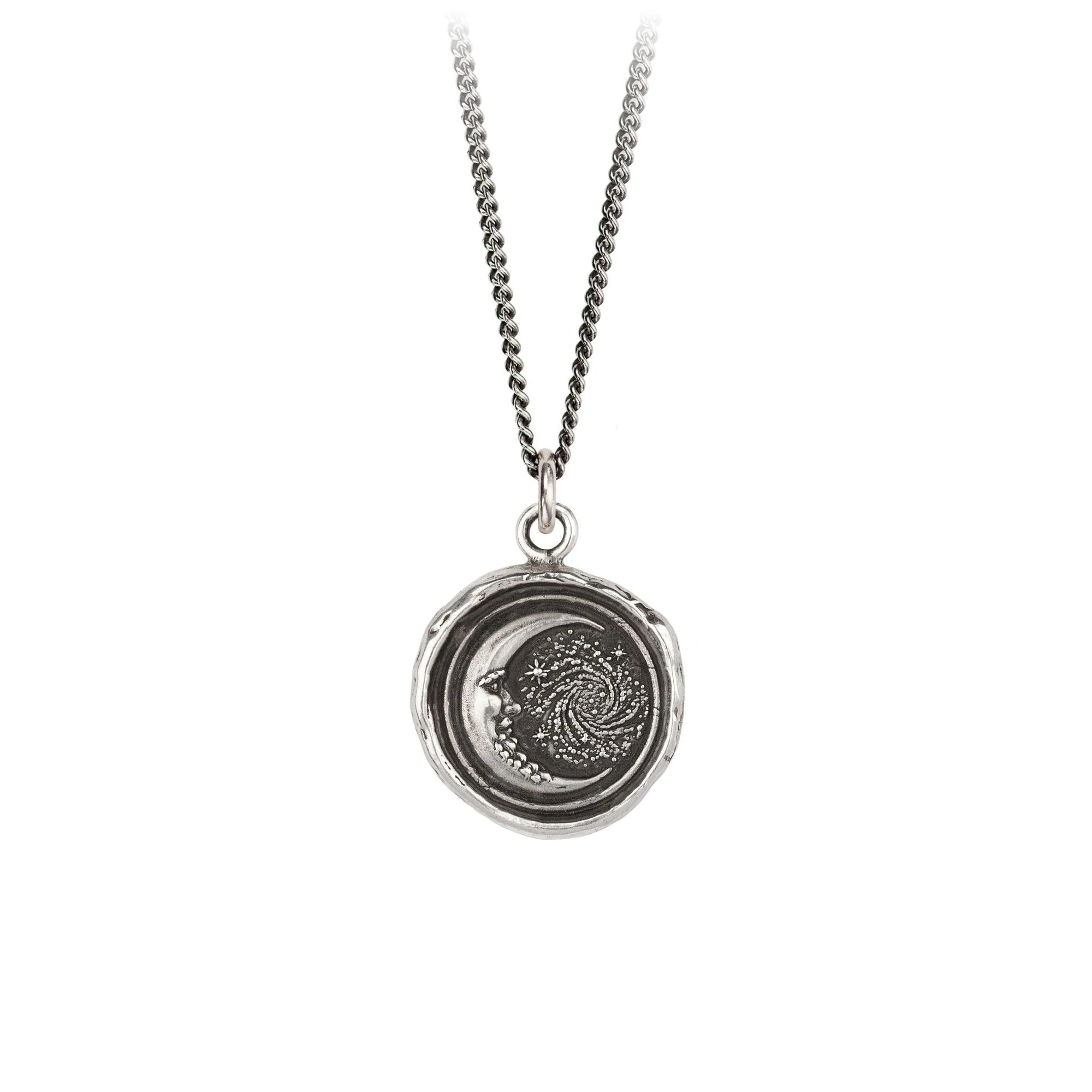 Pyrrha Trust The Universe Talisman Silver
