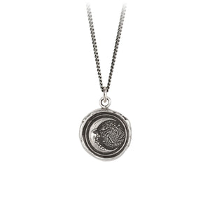Pyrrha Trust The Universe Talisman Silver