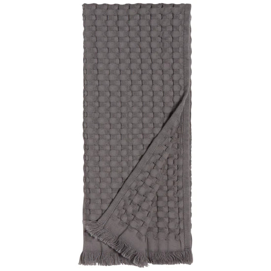 Danica Heirloom Cotton Hand Towel Charcoal