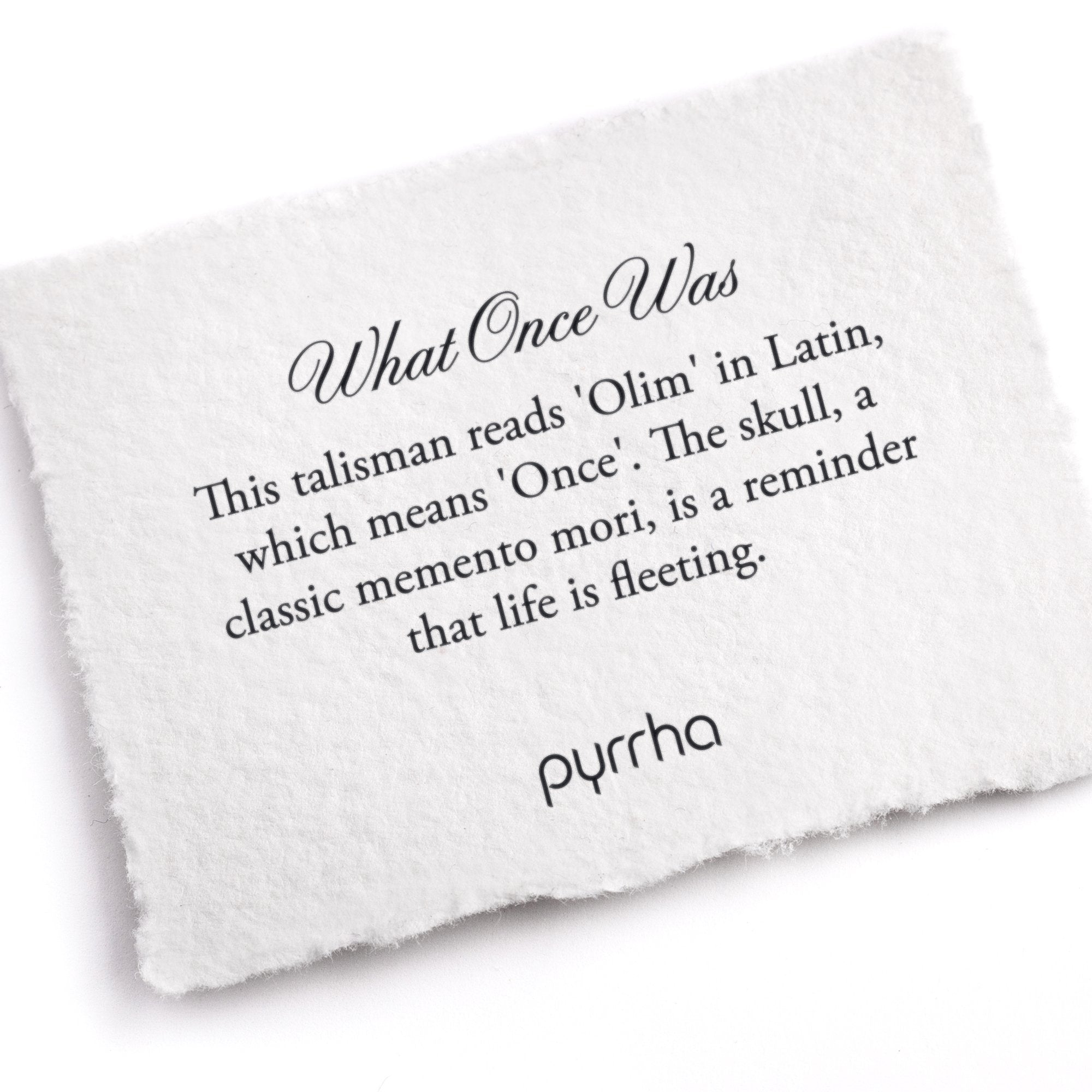 Pyrrha What Once Was Paperclip Chain Silver