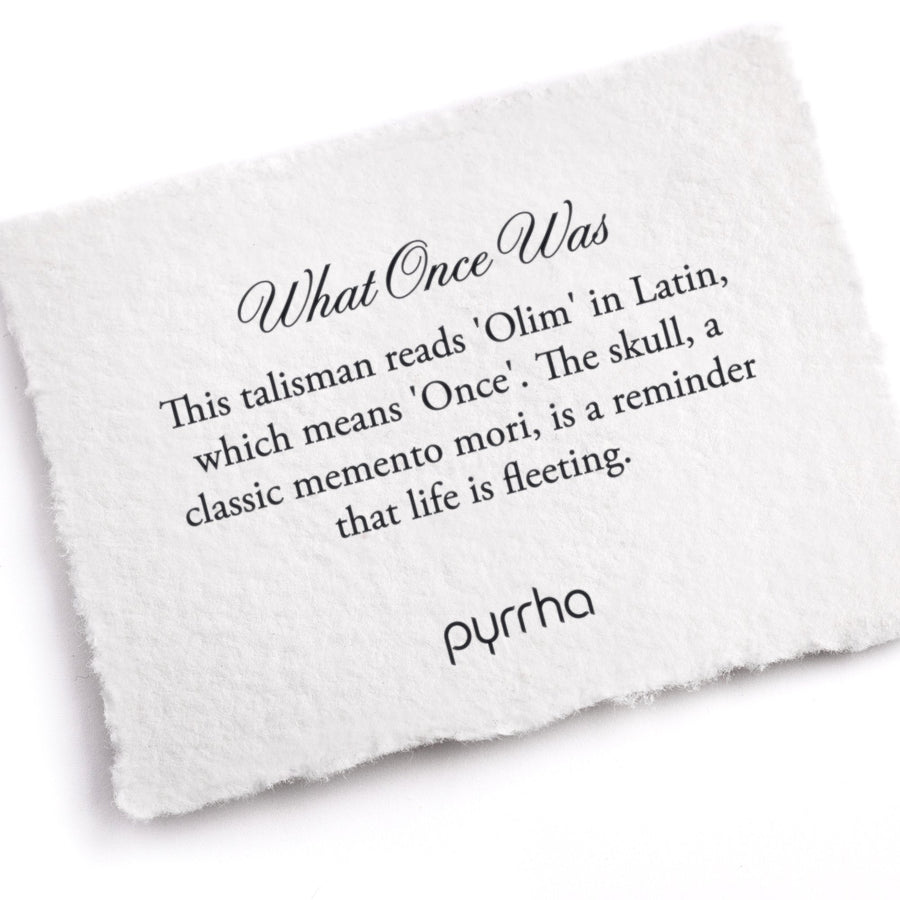 Pyrrha What Once Was Paperclip Chain Silver