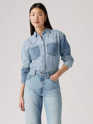 Levis Teodora Western Shirt Clean Craft