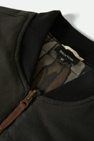 Brixton Builders Abraham Reversible Vest Bark Camo