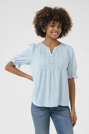 Culture CUMuxi Toril Blouse Cashmere Blue
