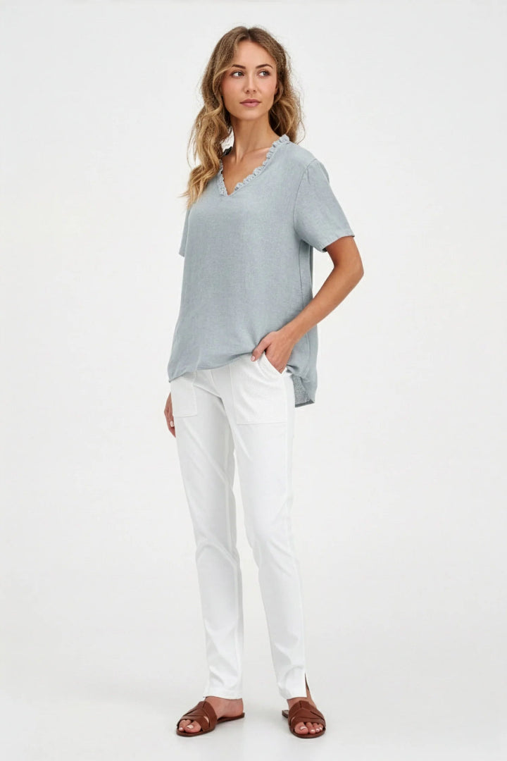 Made In Italy Women's Woven Top