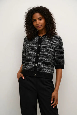 Kaffe KABirte Cardigan Black/Turtledove