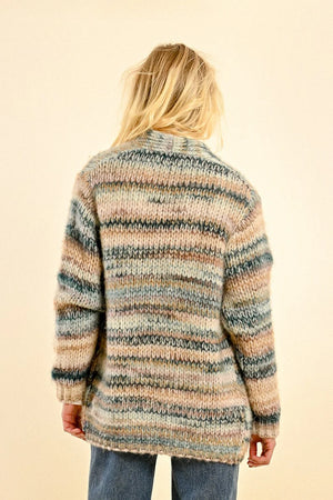 Molly Bracken Knitted Cardigan Duck Blue