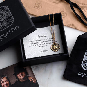 Pyrrha We Are Stardust 14k Gold Talisman