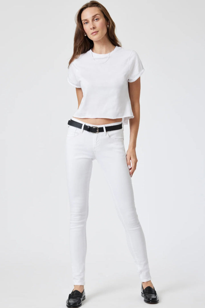 Mavi Short Sleeve Crop T-Shirt