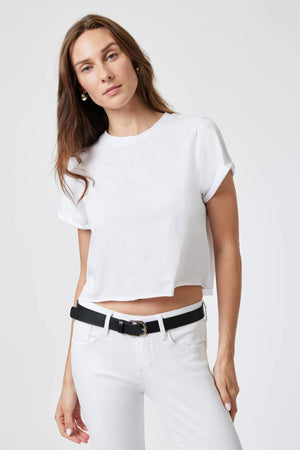 Mavi Short Sleeve Crop T-Shirt