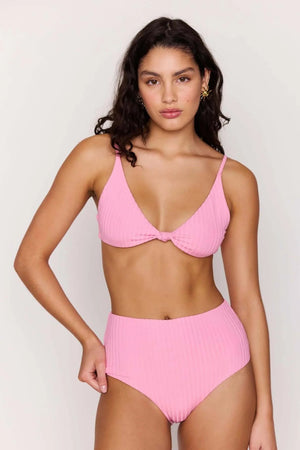 Mink Pink Gigi High Waisted Bottom Pink