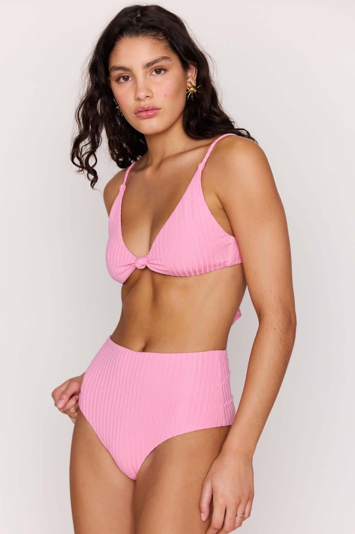 Mink Pink Gigi High Waisted Bottom Pink