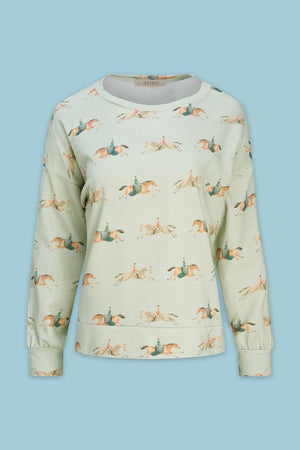 Astrid Knit Sweatshirt Pony