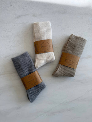 2026 ALPACA CABIN SOCKS