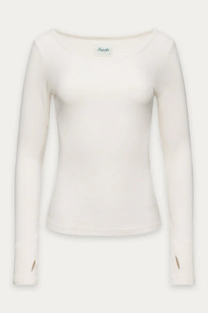Kuwalla Bridget Peachy Scoop Neck Top
