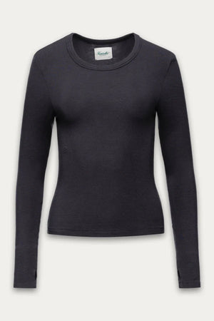 Kuwalla Ingrid Wool Crewneck Charcoal