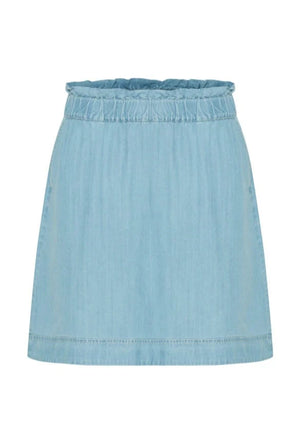 B Young BYLANA Short Skirt Light Blue Denim