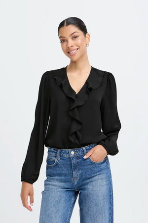 B Young BYIgomi Blouse Asphalt