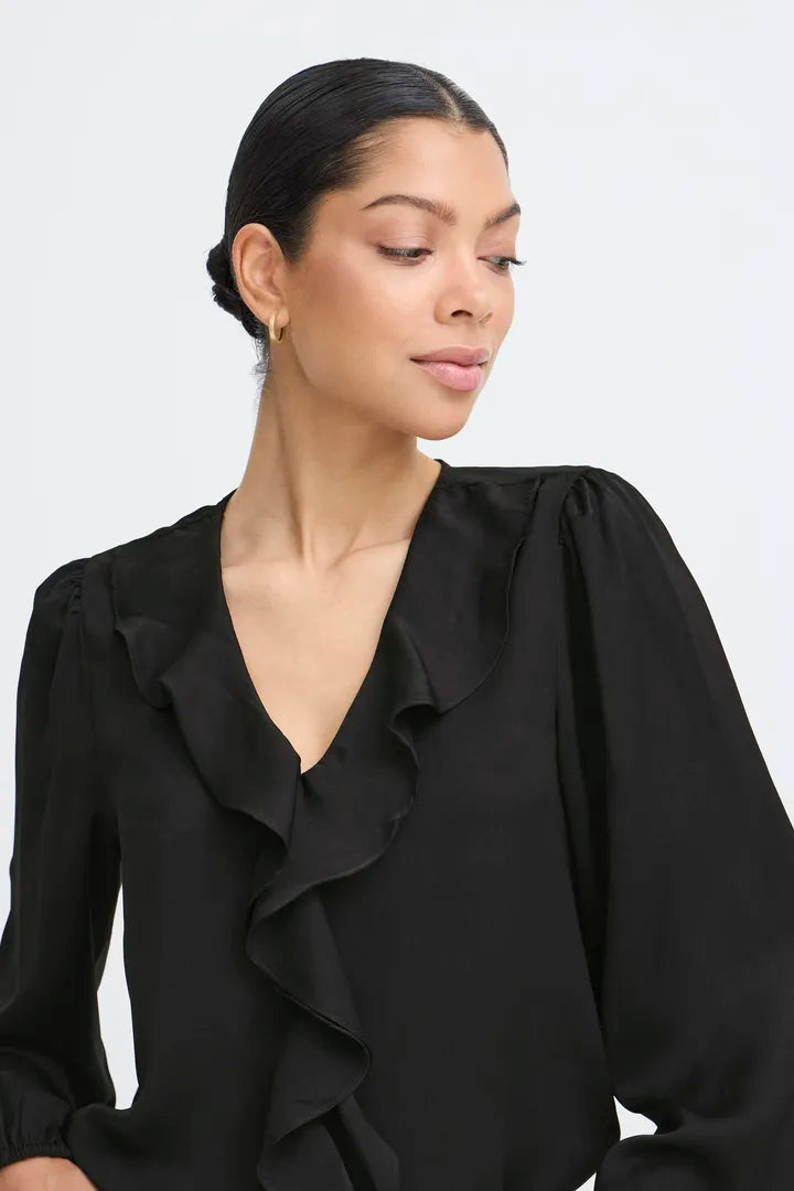 B Young BYIgomi Blouse Asphalt