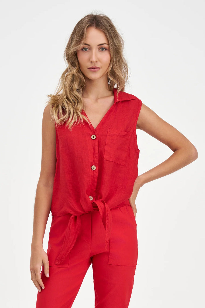 Made In Italy Women's Woven Shirt