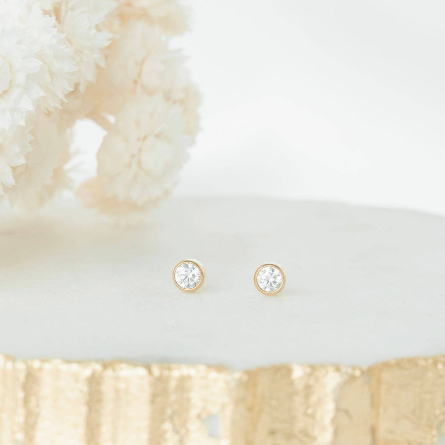 Petite Gold Fin Studs