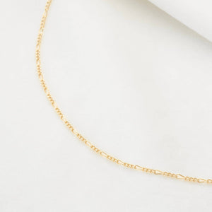 Petite Gold Figaro Chain